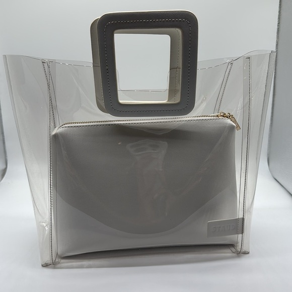 Staud Shirley Bag in Clear/White - Picture 5 of 14